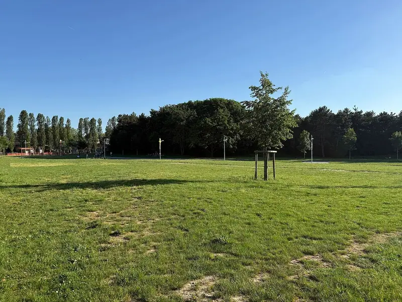 Le parc départemental de la Bergère à Bobigny.